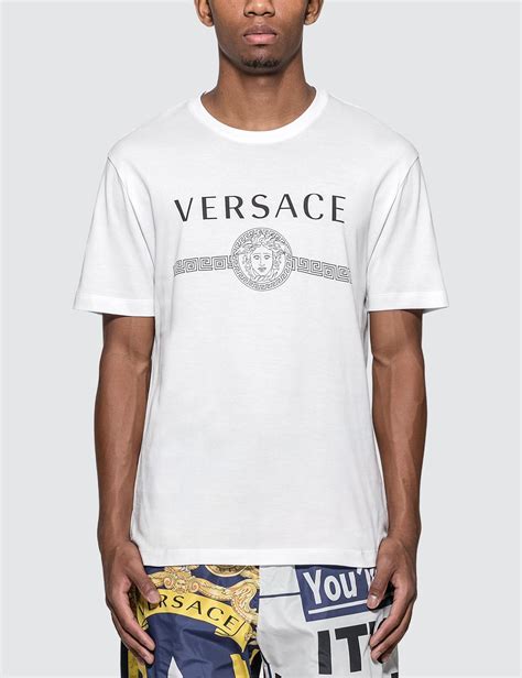 cheap mens versace t shirts|Versace collection men shirt white.